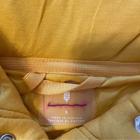 Free People Adventure Awaits Fleece Jacket Small Orangeade NWT - Picture 10 of 10